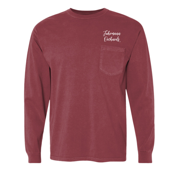 Fuhrmann Orchards - Heavyweight Ring Spun Long Sleeve Pocket Tee Thumbnail