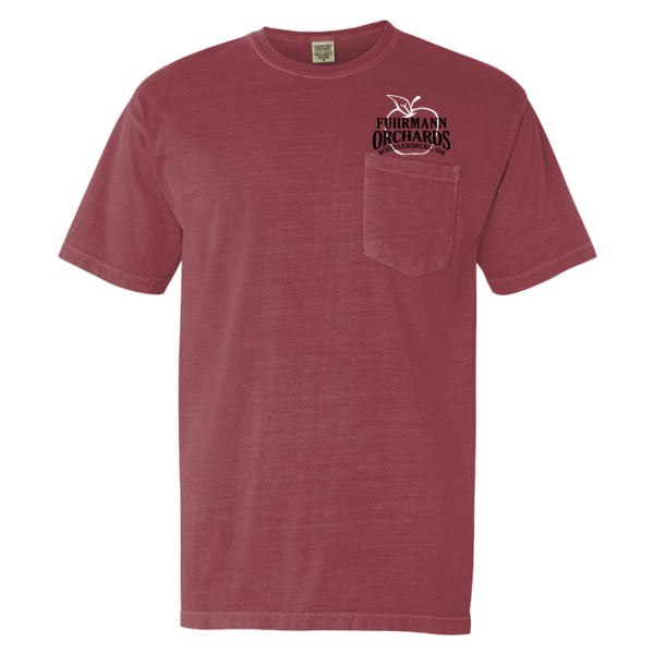 Fuhrmann Orchards Logo - Heavyweight Ring Spun Pocket Tee Thumbnail