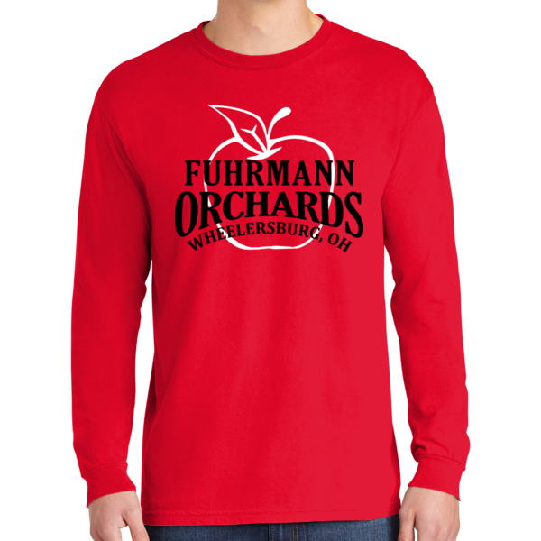 Fuhrmann Orchards Logo - Heavyweight Ring Spun Long Sleeve Tee Thumbnail