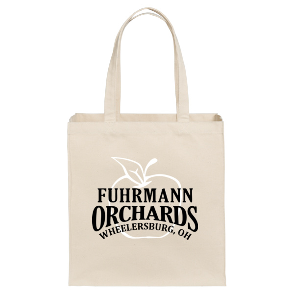 Fuhrmann Orchards Logo - Cotton Canvas Over the Shoulder Tote Thumbnail