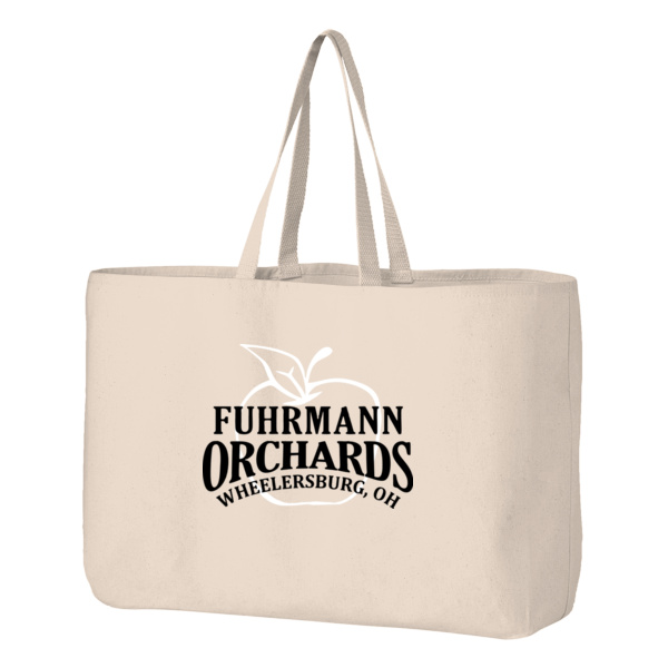 Fuhrmann Orchards Logo - Ideal Twill Jumbo Tote Thumbnail