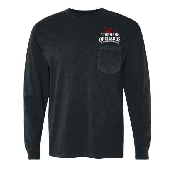 Fuhrmann Orchards Logo - Heavyweight Ring Spun Long Sleeve Pocket Tee Thumbnail