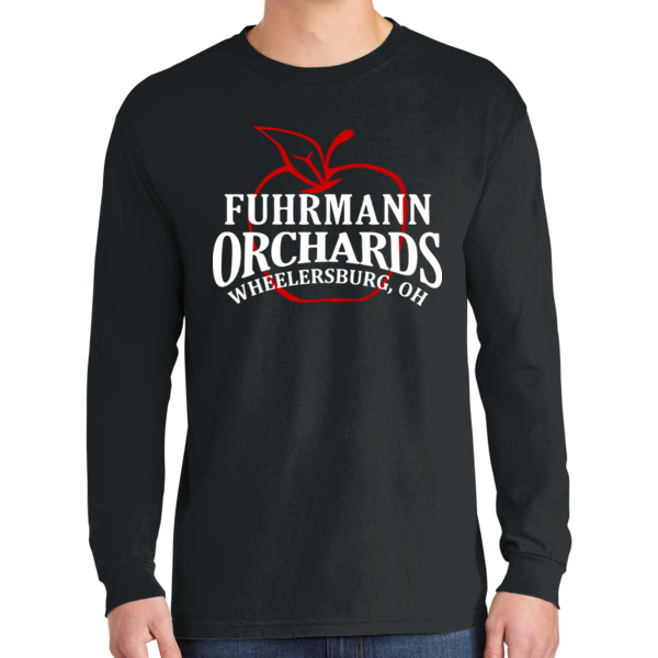 Fuhrmann Orchards Logo - Heavyweight Ring Spun Long Sleeve Tee Thumbnail