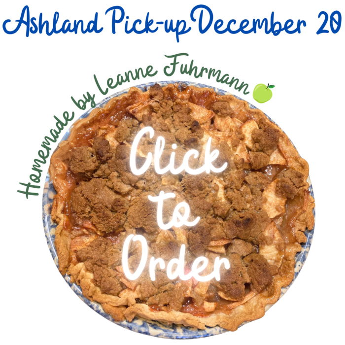 Homemade Apple Pie with Crumb Topping - ASHLAND, KY Pick up December 20 Saturday Thumbnail